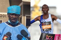 Photo collage of Johansen Oduor and Kelvin Kiptum.